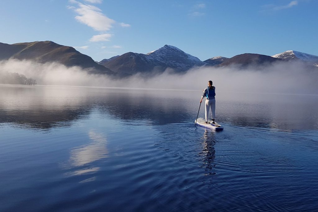 Stand up Paddleboarder on Derwentwater